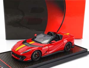 FERRARI 812 COMPETIZIONE A SPIDER (2022) - BLACK WHEELS, ROSSO CORSA 322 - RED YELLOW