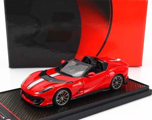 FERRARI 812 COMPETIZIONE A SPIDER (2022) - SILVER WHEELS, ROSSO CORSA 322 - RED SILVER