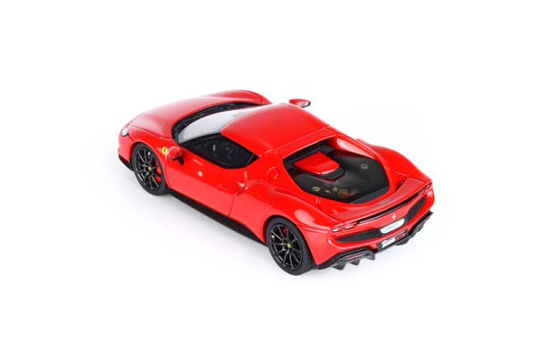 FERRARI 296 GTB ROSSO CORSA 322 / ФЕРРАРИ 296 ГТБ 322 1:43 КРАСНЫЙ — фото 4
