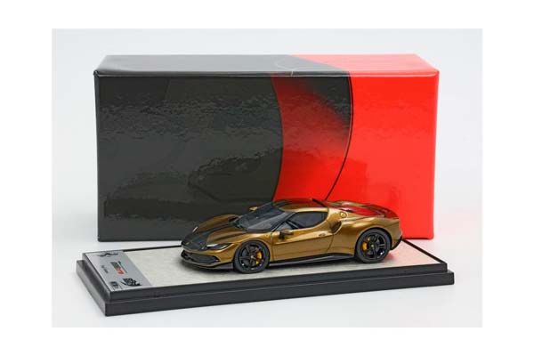 FERRARI 296 ASSETTO FIORANO VERDE VOLTERRA GLOSS / ФЕРРАРИ 296 АССЕТТО ВОЛТЕРРА ГЛОСС 1:43 ЗЕЛЕНЫЙ — фото 3