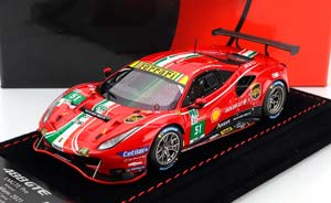 FERRARI 488 GTE 3.9L TURBO V8 TEAM AF CORSE N 51 WINNER LMGTE PRO CLASS 24H LE MANS 2021 J.CALADO - A.PIER GUIDI - C.LEDOGAR, RED