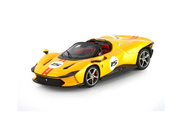 FERRARI DAYTONA SP3 SERIE ICONA TRILAYERED YELLOW / ФЕРРАРИ ДАЙТОНА СП3 СЕРИЕ ИКОНА ТРИЛАИЕРЕД 1:43 ЖЕЛТЫЙ — фото 5