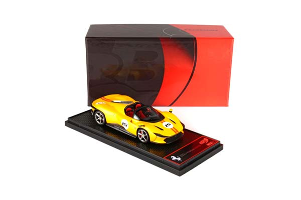 FERRARI DAYTONA SP3 SERIE ICONA TRILAYERED YELLOW / ФЕРРАРИ ДАЙТОНА СП3 СЕРИЕ ИКОНА ТРИЛАИЕРЕД 1:43 ЖЕЛТЫЙ — фото 6
