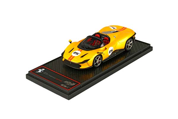 FERRARI DAYTONA SP3 SERIE ICONA TRILAYERED YELLOW / ФЕРРАРИ ДАЙТОНА СП3 СЕРИЕ ИКОНА ТРИЛАИЕРЕД 1:43 ЖЕЛТЫЙ