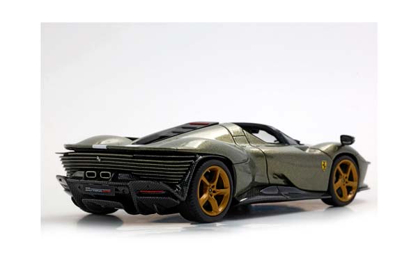 FERRARI DAYTONA SP3 SERIE ICONA OPEN ROOF GLOSSY VERDE MANZONI / ФЕРРАРИ ДАЙТОНА СП3 СЕРИЕ ИКОНА ОТКРЫТАЯ КРЫША ГЛОССИ МАНЗОНИ 1:43 ЗЕЛЕНЫЙ — фото 4