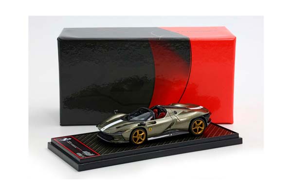 FERRARI DAYTONA SP3 SERIE ICONA OPEN ROOF GLOSSY VERDE MANZONI / ФЕРРАРИ ДАЙТОНА СП3 СЕРИЕ ИКОНА ОТКРЫТАЯ КРЫША ГЛОССИ МАНЗОНИ 1:43 ЗЕЛЕНЫЙ — фото 6