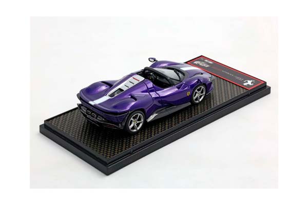 FERRARI DAYTONA SP3 SERIE ICONA OPEN ROOF PURPLE DINO / ФЕРРАРИ ДАЙТОНА СП3 СЕРИЕ ИКОНА ОТКРЫТАЯ КРЫША 1:43 ФИОЛЕТОВЫЙ — фото 3