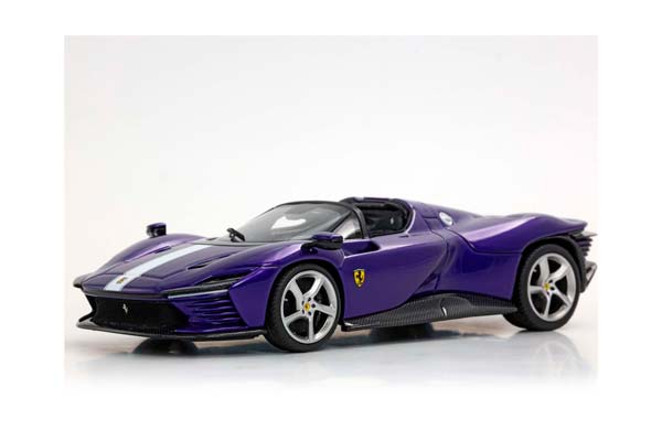 FERRARI DAYTONA SP3 SERIE ICONA OPEN ROOF PURPLE DINO / ФЕРРАРИ ДАЙТОНА СП3 СЕРИЕ ИКОНА ОТКРЫТАЯ КРЫША 1:43 ФИОЛЕТОВЫЙ — фото 5