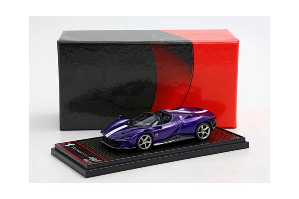 FERRARI DAYTONA SP3 SERIE ICONA OPEN ROOF PURPLE DINO / ФЕРРАРИ ДАЙТОНА СП3 СЕРИЕ ИКОНА ОТКРЫТАЯ КРЫША 1:43 ФИОЛЕТОВЫЙ — фото 7