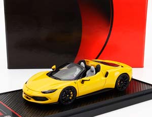 FERRARI 296 GTS SPIDER (2022) - BLACK WHEELS, GIALLO MODENA - YELLOW