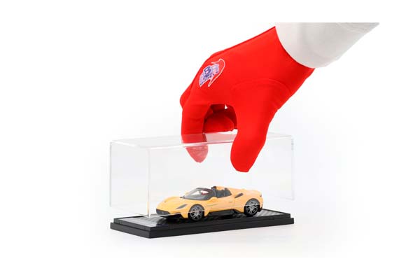 MASERATI MC20 CIELO 2022 NEW VERSIONS YELLOW GENIO - MMXX DESIGN RIMS / МАЗЕРАТИ МС20 КИЕЛО 2022 НЕВ ВЕРСИОНС ГЕНИО 1:43 ЖЕЛТЫЙ — фото 3