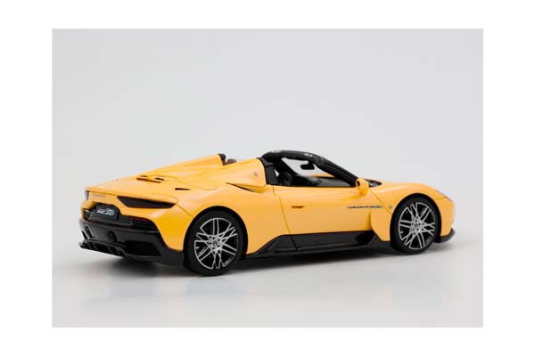 MASERATI MC20 CIELO 2022 NEW VERSIONS YELLOW GENIO - MMXX DESIGN RIMS / МАЗЕРАТИ МС20 КИЕЛО 2022 НЕВ ВЕРСИОНС ГЕНИО 1:43 ЖЕЛТЫЙ — фото 4