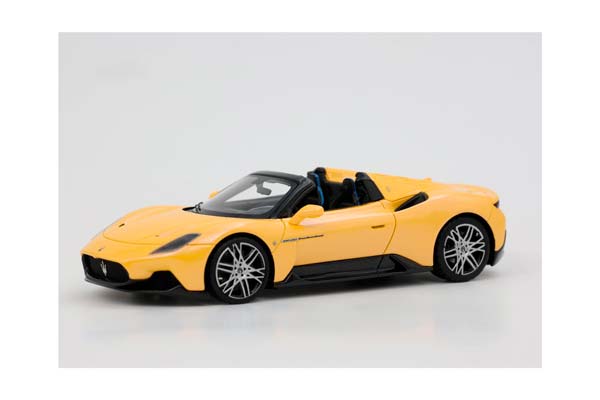 MASERATI MC20 CIELO 2022 NEW VERSIONS YELLOW GENIO - MMXX DESIGN RIMS / МАЗЕРАТИ МС20 КИЕЛО 2022 НЕВ ВЕРСИОНС ГЕНИО 1:43 ЖЕЛТЫЙ — фото 6