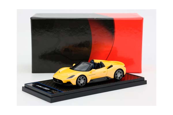 MASERATI MC20 CIELO 2022 NEW VERSIONS YELLOW GENIO - MMXX DESIGN RIMS / МАЗЕРАТИ МС20 КИЕЛО 2022 НЕВ ВЕРСИОНС ГЕНИО 1:43 ЖЕЛТЫЙ — фото 7