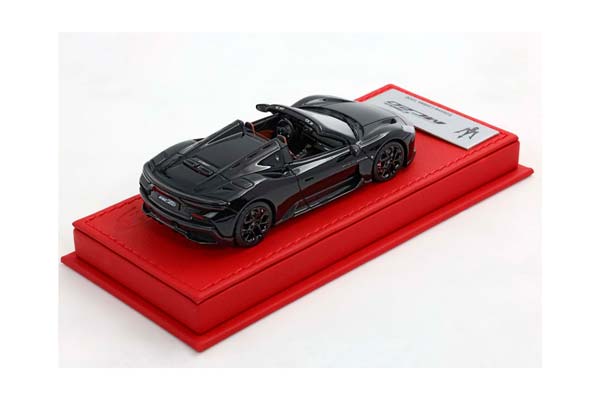 MASERATI MC20 CIELO - GENUINE LEATHER BASE GLOSS BLACK / МАЗЕРАТИ МС20 КИЕЛО 1:43 ЧЕРНЫЙ — фото 2