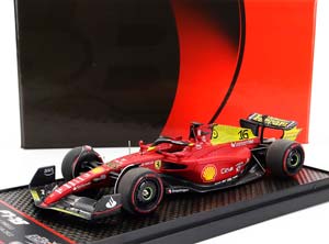 FERRARI F1-75 SCUDERIA FERRARI #16 2ND MONZA ITALY (POLE POSITION) GP (2022) CHARLES LECLERC, RED YELLOW