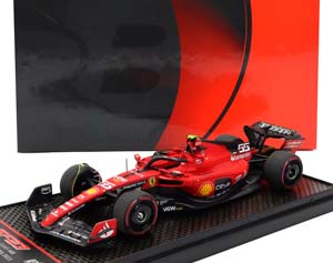 FERRARI F1 SF-23 TEAM SCUDERIA FERRARI N55 4TH BAHRAIN GP (2023) CARLOS SAINZ, RED BLACK