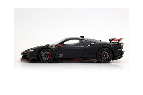 FERRARI SF90 XX STRADALE #16 MATT BLACK / ФЕРРАРИ СФ90 КСКС СТРАДАЛЕ #16 МАТТ 1:43 ЧЕРНЫЙ — фото 3
