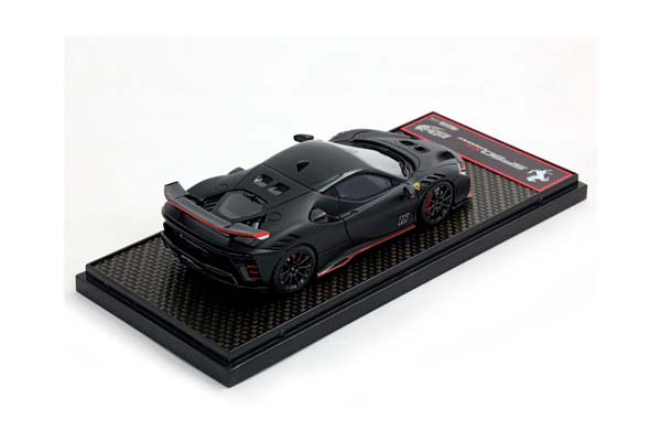 FERRARI SF90 XX STRADALE #16 MATT BLACK / ФЕРРАРИ СФ90 КСКС СТРАДАЛЕ #16 МАТТ 1:43 ЧЕРНЫЙ — фото 2