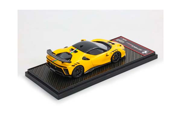FERRARI SF90 XX STRADALE GIALLO MODENA / ITALIAN STRIPE / ФЕРРАРИ СФ90 КСКС СТРАДАЛЕ ИТАЛИАН ПОЛОСА 1:43 ЖЕЛТЫЙ — фото 3