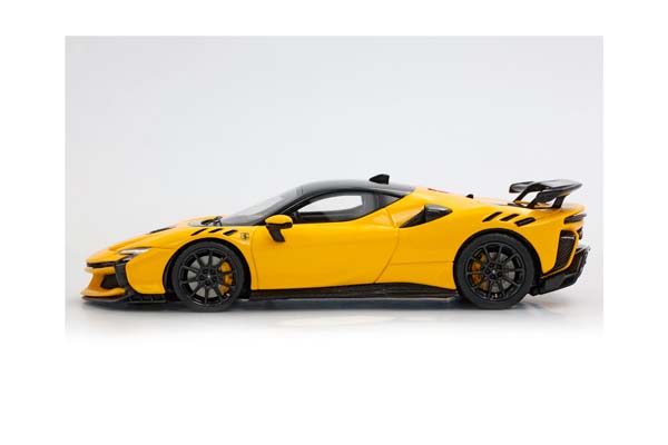 FERRARI SF90 XX STRADALE GIALLO MODENA / ITALIAN STRIPE / ФЕРРАРИ СФ90 КСКС СТРАДАЛЕ ИТАЛИАН ПОЛОСА 1:43 ЖЕЛТЫЙ — фото 6