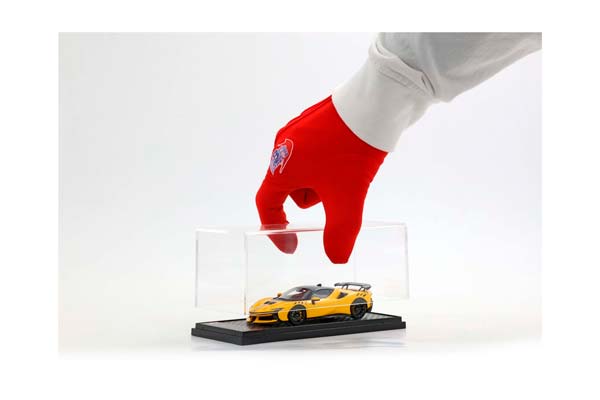 FERRARI SF90 XX STRADALE GIALLO MODENA / ITALIAN STRIPE / ФЕРРАРИ СФ90 КСКС СТРАДАЛЕ ИТАЛИАН ПОЛОСА 1:43 ЖЕЛТЫЙ — фото 2