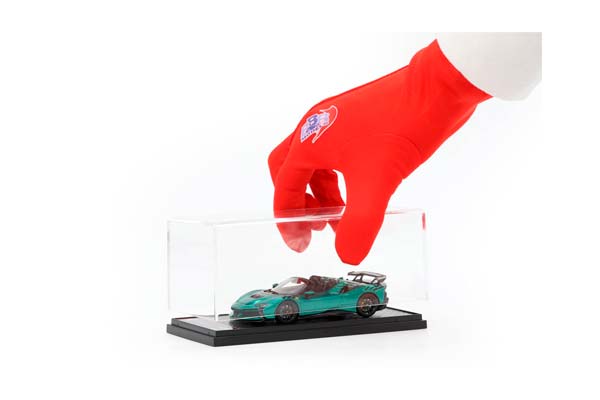 FERRARI SF90 XX SPIDER GREEN JEWEL CARBON RIMS / ФЕРРАРИ СФ90 КСКС СПАЙДЕР ДЖЕВЕЛ КАРБОН ДИСКИ 1:43 ЗЕЛЕНЫЙ — фото 3