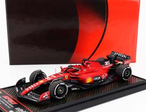 FERRARI F1 SF-23 TEAM SCUDERIA FERRARI #16 4TH SINGAPORE GP (2023) CHARLES LECLERC, RED BLACK