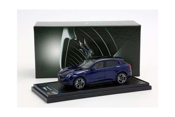 MASERATI GRECALE FOLGORE 2022 BLUE INTENSO / МАЗЕРАТИ ГРЕКАЛЕ ФОЛЬГОРЕ 2022 ИНТЕНСО 1:43 СИНИЙ — фото 7