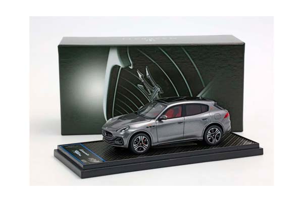 MASERATI GRECALE FOLGORE 2022 GREY LAVA / МАЗЕРАТИ ГРЕКАЛЕ ФОЛЬГОРЕ 2022 ЛАВА 1:43 СЕРЫЙ — фото 7