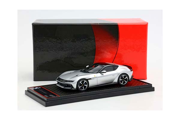 FERRARI 12CILINDRI COUPE NURBURGRING SILVER / ФЕРРАРИ 12КИЛИНДРИ КУПЕ НУРБУРГРИНГ 1:43 СЕРЕБРИСТЫЙ — фото 7