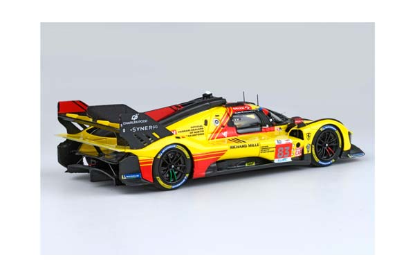 FERRARI 499P CAR N. 83 - LE MANS 2024 DRIVERS KUBICA YE SHWARTZMAN / ФЕРРАРИ 499П АВТОМОБИЛЬ № 83 2024 1:43 — фото 5