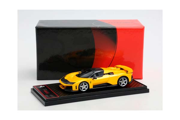 FERRARI F80 CARBON OPTIONAL THREE LAYER YELLOW AND SILVER WHEELS / ФЕРРАРИ Ф80 КАРБОН ОПТИОНАЛ ТХРЕЕ ЛАИЕР КОЛЕСА 1:43 ЖЕЛТЫЙ — фото 4