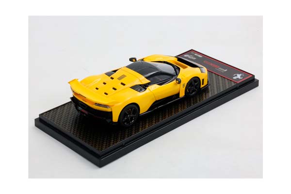 FERRARI F80 GIALLO MODENA - CARBON WHEELS / ФЕРРАРИ Ф80 1:43 ЖЕЛТЫЙ — фото 2