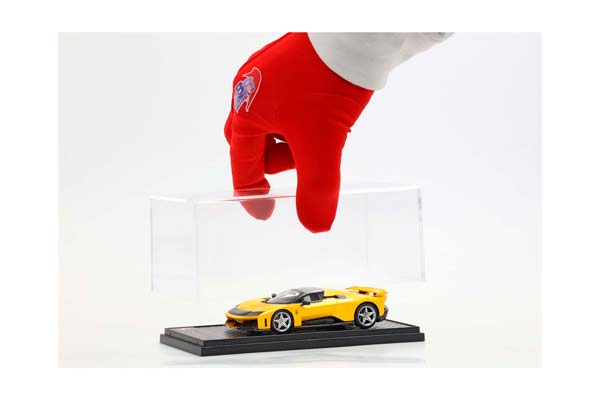 FERRARI F80 CARBON OPTIONAL THREE LAYER YELLOW AND SILVER WHEELS / ФЕРРАРИ Ф80 КАРБОН ОПТИОНАЛ ТХРЕЕ ЛАИЕР КОЛЕСА 1:43 ЖЕЛТЫЙ — фото 2