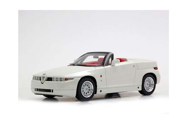 ALFA ROMEO RZ ROADSTER PEARL WHITE / АЛЬФА РОМЕО РЗ РОДСТЕР ПЕАРЛ 1:43 БЕЛЫЙ — фото 3