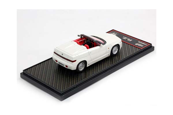 ALFA ROMEO RZ ROADSTER PEARL WHITE / АЛЬФА РОМЕО РЗ РОДСТЕР ПЕАРЛ 1:43 БЕЛЫЙ — фото 2