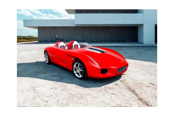 FERRARI PININFARINA ROSSA 2000 ROSSO CORSA / ФЕРРАРИ ПИНИНФАРИНА РОССА 2000 1:43 КРАСНЫЙ