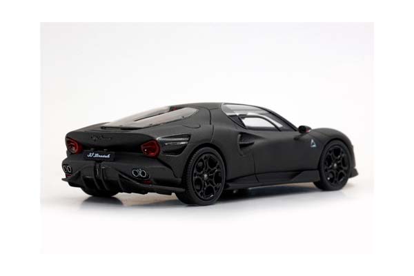 ALFA ROMEO 33 STRADALE FULL MATT CARBON FIBRE / АЛЬФА РОМЕО 33 СТРАДАЛЕ ФУЛЛ МАТТ КАРБОН ФИБРЕ 1:43 ЧЕРНЫЙ — фото 4