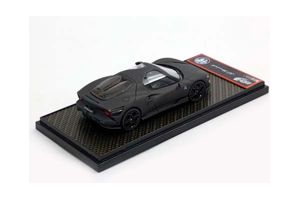 ALFA ROMEO 33 STRADALE FULL MATT CARBON FIBRE / АЛЬФА РОМЕО 33 СТРАДАЛЕ ФУЛЛ МАТТ КАРБОН ФИБРЕ 1:43 ЧЕРНЫЙ — фото 2