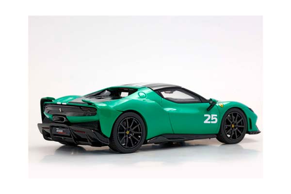 FERRARI 296 SPECIALE SHOWCAR VERDE NURBURGRING WITH LIVERY / ФЕРРАРИ 296 СПЕКИАЛЕ СХОВКАР НУРБУРГРИНГ ЛИВЕРИ 1:43 ЗЕЛЕНЫЙ — фото 4