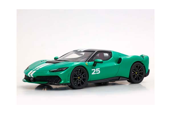 FERRARI 296 SPECIALE SHOWCAR VERDE NURBURGRING WITH LIVERY / ФЕРРАРИ 296 СПЕКИАЛЕ СХОВКАР НУРБУРГРИНГ ЛИВЕРИ 1:43 ЗЕЛЕНЫЙ — фото 5