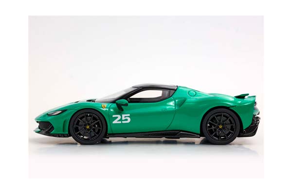 FERRARI 296 SPECIALE SHOWCAR VERDE NURBURGRING WITH LIVERY / ФЕРРАРИ 296 СПЕКИАЛЕ СХОВКАР НУРБУРГРИНГ ЛИВЕРИ 1:43 ЗЕЛЕНЫЙ — фото 6