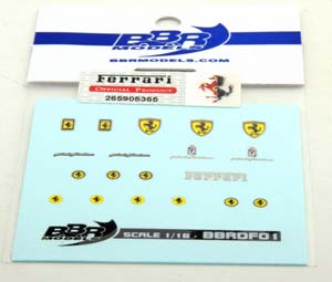 FERRARI DECAL SET STEMMI — фото 2