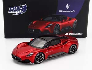 MASERATI MC20 (2020), ROSSO VINCENTE - RED MET (ДЛИНА МОДЕЛИ 6-10 СМ) — фото 1