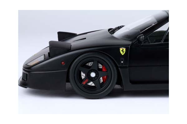 FERRARI F40 MATT BLACK AND BLACK SEATS BBR-KYOSHO / ФЕРРАРИ Ф40 МАТТ СЕАТС ББР-КИОСХО 1:18 ЧЕРНЫЙ — фото 3
