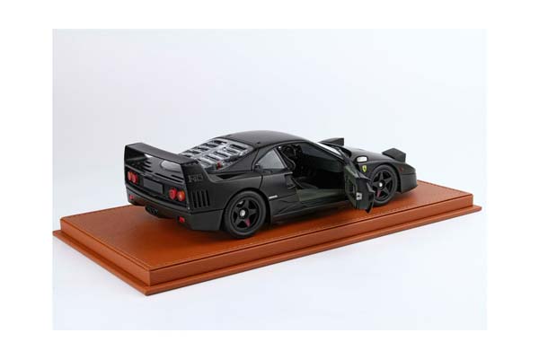 FERRARI F40 MATT BLACK AND BLACK SEATS BBR-KYOSHO / ФЕРРАРИ Ф40 МАТТ СЕАТС ББР-КИОСХО 1:18 ЧЕРНЫЙ — фото 2