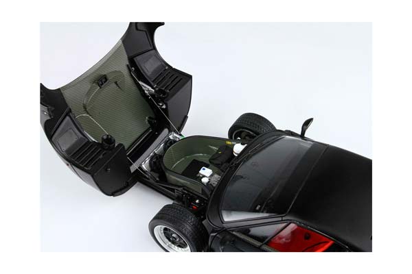 FERRARI F40 MATT BLACK SNOW TIRES AND RED SEATS BBR-KYOSHO / ФЕРРАРИ Ф40 МАТТ СНОВ ТИРЕС СЕАТС ББР-КИОСХО 1:18 КРАСНЫЙ — фото 8