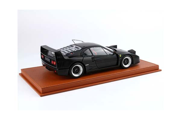 FERRARI F40 MATT BLACK SNOW TIRES AND RED SEATS BBR-KYOSHO / ФЕРРАРИ Ф40 МАТТ СНОВ ТИРЕС СЕАТС ББР-КИОСХО 1:18 КРАСНЫЙ — фото 2