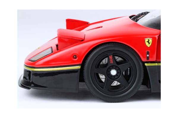 FERRARI F40 RED-BLACK GOLD STRIPE BBR-KYOSHO / ФЕРРАРИ Ф40 - ПОЛОСА ББР-КИОСХО 1:18 КРАСНЫЙ — фото 5